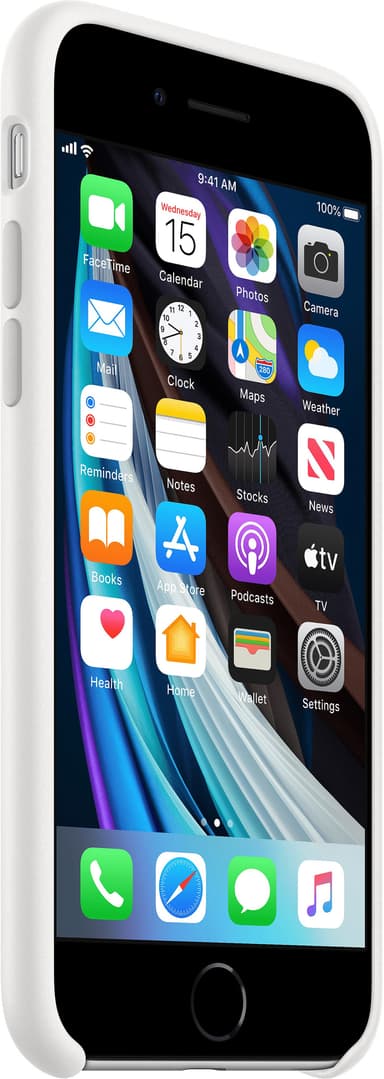 iPhone SE Gen. 2 silikonecover (hvid)