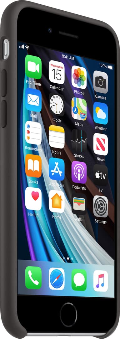 iPhone SE Gen. 2 silikonecover (sort)