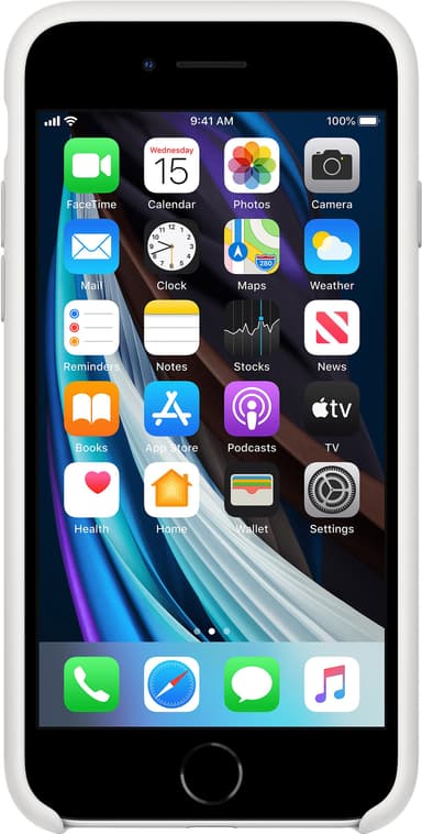 iPhone SE Gen. 2 silikonecover (hvid)