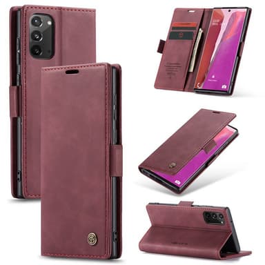 CaseMe Smart FlipCase Samsung Galaxy Note 20  - bordeaux