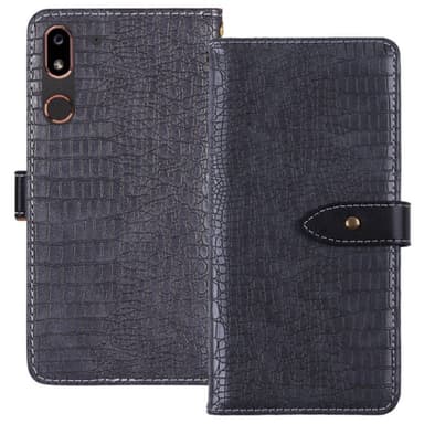 Wallet cover krokodille Doro 8050 (5,7 ")  - Grå