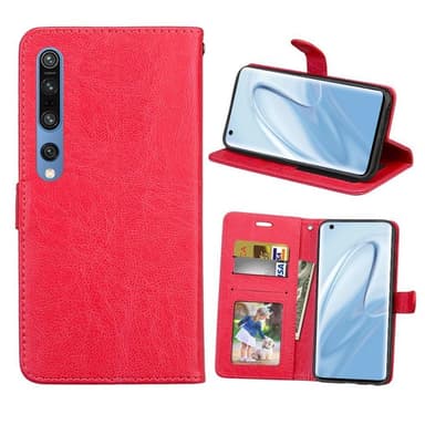 Mobil tegnebog 3-kort Xiaomi Mi 10 Pro  - rød
