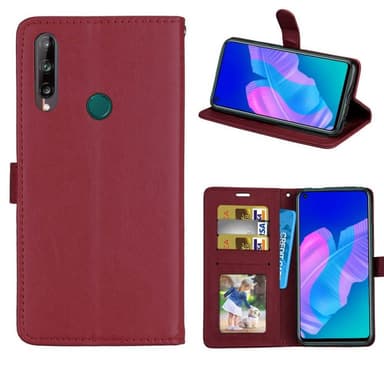 Mobil tegnebog 3-kort Huawei P40 LiteE (6,39 ")  - brun