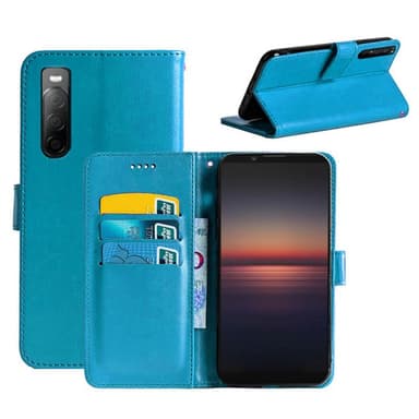 Wallet Cover 3-kort Sony Xperia 10 II  - Lyseblå