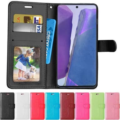 Wallet cover 3-kort Samsung Galaxy Note 20 Ultra  - hvid