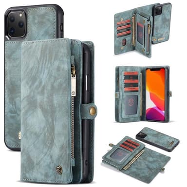 Multi Wallet CaseMe 11-kort Apple iPhone 12 Pro (6.1")  - blå