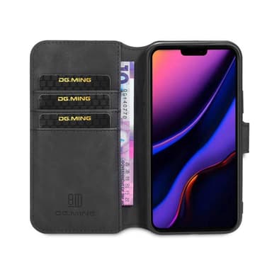DG-Ming Wallet 3-kort Apple iPhone 12 Pro Max (6.7")  - sort