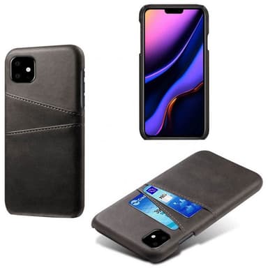 Retro cover med slots Apple iPhone 12 mini (5.4")  - Mørkegrå