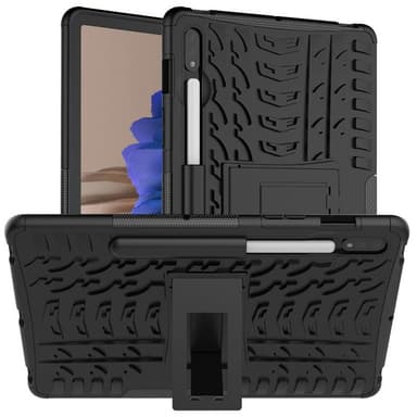Stødbestandigt cover med stativ Samsung Galaxy Tab S7  - sort