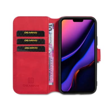DG-Ming Wallet 3-kort Apple iPhone 12 Pro Max (6.7")  - rød