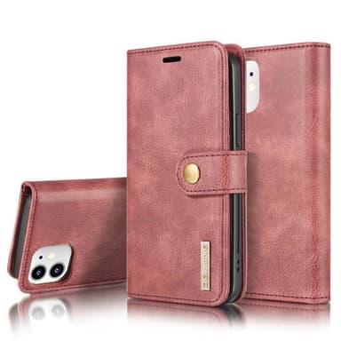 Mobil tegnebog DG-Ming 2i1 Apple iPhone 12 mini (5.4")  - rød