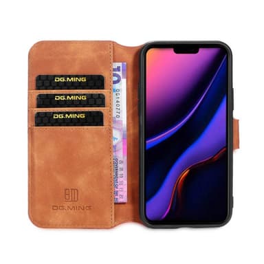 DG-Ming Wallet 3-kort Apple iPhone 12 Pro (6.1")  - brun