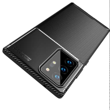 Kulfiber tekstur TPU-kabinet Samsung Galaxy Note 20 Ultra