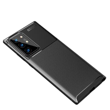 Kulfiber tekstur TPU-kabinet Samsung Galaxy Note 20 Ultra