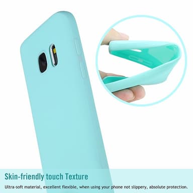 SKALO Samsung S7 Ultratynd TPU-skal - Sort