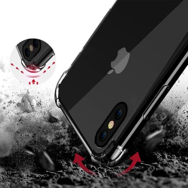 SKALO iPhone XS Max Ekstra stærk TPU-cover