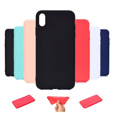 SKALO iPhone XR Ultratynd TPU-skal - Turkis