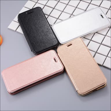 SKALO iPhone 7/8 Flip Cover TPU Ultratyndt - Pink
