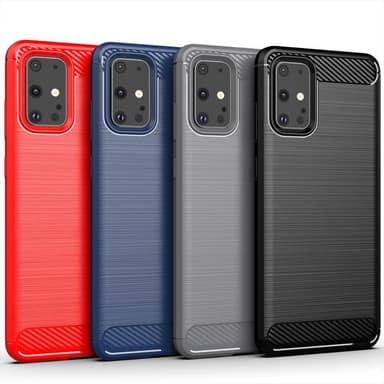 SKALO Samsung S20 Armor Carbon Stødsikker TPU-cover - Sort