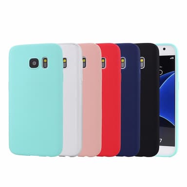 SKALO Samsung S7 Ultratynd TPU-skal - Pink