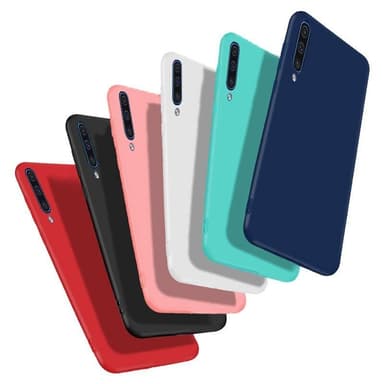 SKALO Samsung A70 Ultratynd TPU-skal - Blå