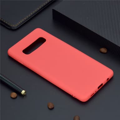 SKALO Samsung S10 Ultratynd TPU-skal - Rød
