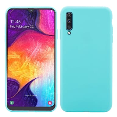 SKALO Samsung A70 Ultratynd TPU-skal - Turkis