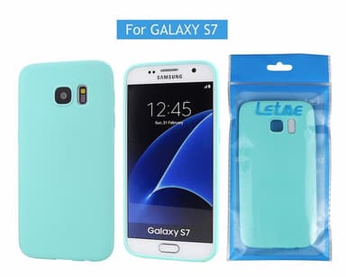 SKALO Samsung S7 Ultratynd TPU-skal - Sort