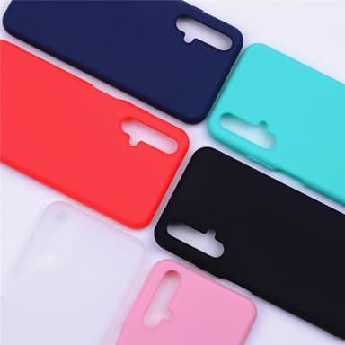 SKALO Huawei Nova 5T Ultratynd TPU-skal - Turkis