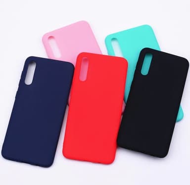 SKALO Samsung A50 Ultratynd TPU-skal - Turkis