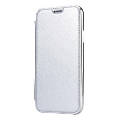 SKALO iPhone SE (2020/2022) Flip Cover TPU Ultratyndt - Sølv