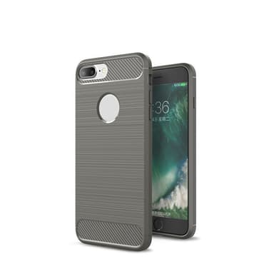 SKALO iPhone 7/8 Plus Armor Carbon Stødsikker TPU-cover - Sort