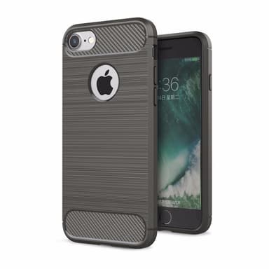 SKALO iPhone 7/8 Armor Carbon Stødsikker TPU-cover - Grå