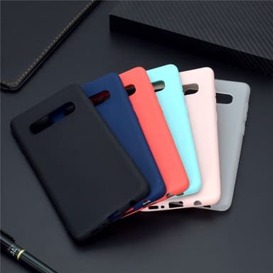 SKALO Samsung S10 Ultratynd TPU-skal - Sort