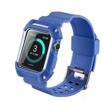 Apple Watch 38mm Armor Case med armbånd - blå