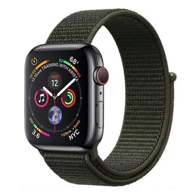 Apple Watch 4 (44mm) Nylon armbånd - Cargo Khaki