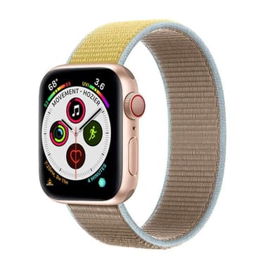 Apple Watch 5 (40mm) Nylon armbånd - Camel