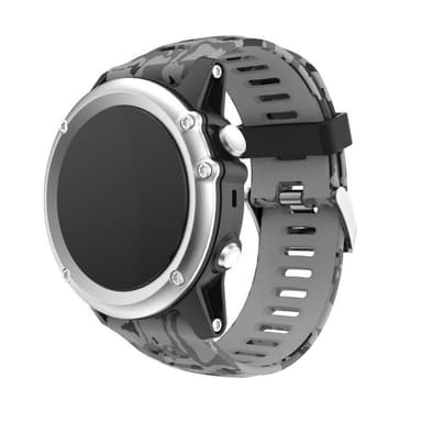 Camo Armbånd Garmin Fenix 3 / 5X / 5X Plus - Grå