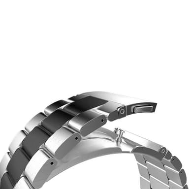 Armbånd rustfrit stål Samsung Galaxy Watch 46mm - Sv / sølv