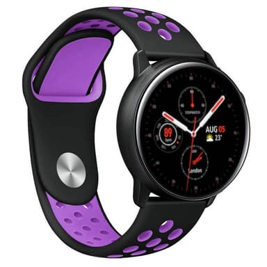 EBN armbånd Samsung Galaxy Watch Active 2 - sort / lilla