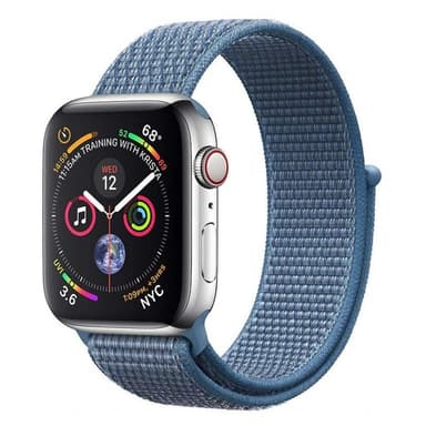 Apple Watch 4 (44mm) Nylon armbånd - Cap Cod Blue