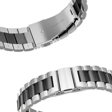 Armbånd rustfrit stål Samsung Galaxy Watch 46mm - Sv / sølv