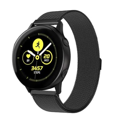 Milanese RSF stålarmbånd Samsung Galaxy Watch Active - Sort