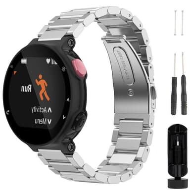 Armbånd RSF Garmin Forerunner 220/230/235/620/630 / 735XT - Sølv