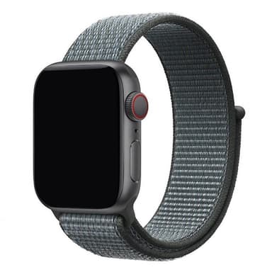 Apple Watch 4 (44mm) Nylon armbånd - Stormgrå