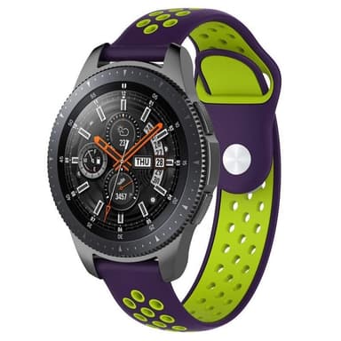 EBN Sport Armbånd Samsung Galaxy Watch 46mm-lilla / grøn