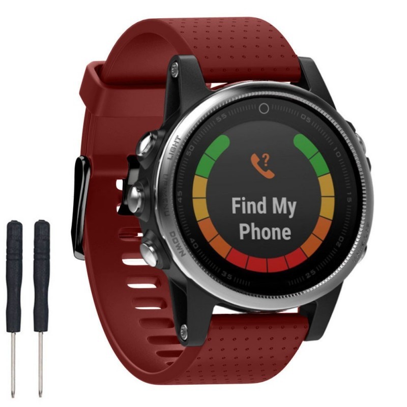 Sport Armbånd Garmin Fenix 5S - Rød