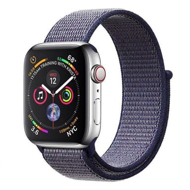 Apple Watch 4 (44mm) Nylon armbånd - Midnight blue