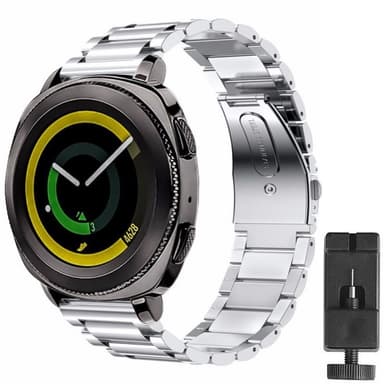 Armbånd rustfrit stål Samsung Gear Sport - Sølv