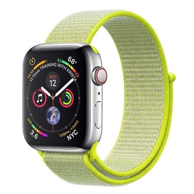 Apple Watch 4 (44mm) Nylon armbånd - Flash Light